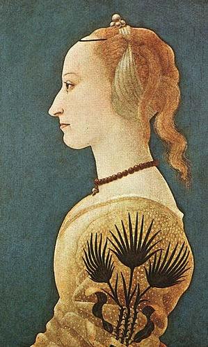 Alesso Baldovinetti Portrait of a Lady in Yellow